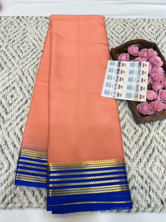 Mysore silk sarees light weight pattern