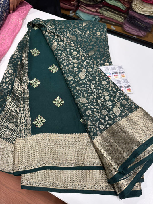 Brocade Mysore silk saree