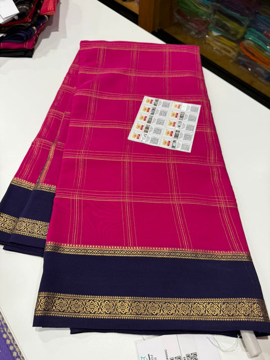 Pure Zari Mysore silk saree