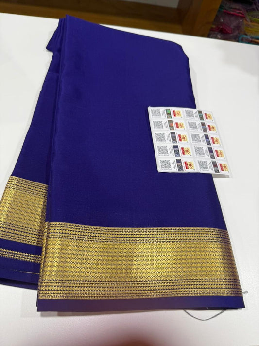 Self Pattern with rich pallu with beautiful border