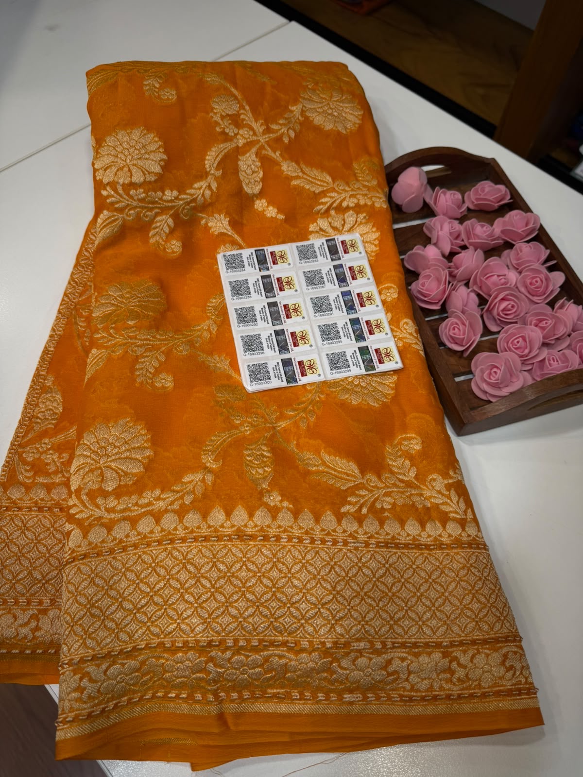 Khaddi Georgette sarees