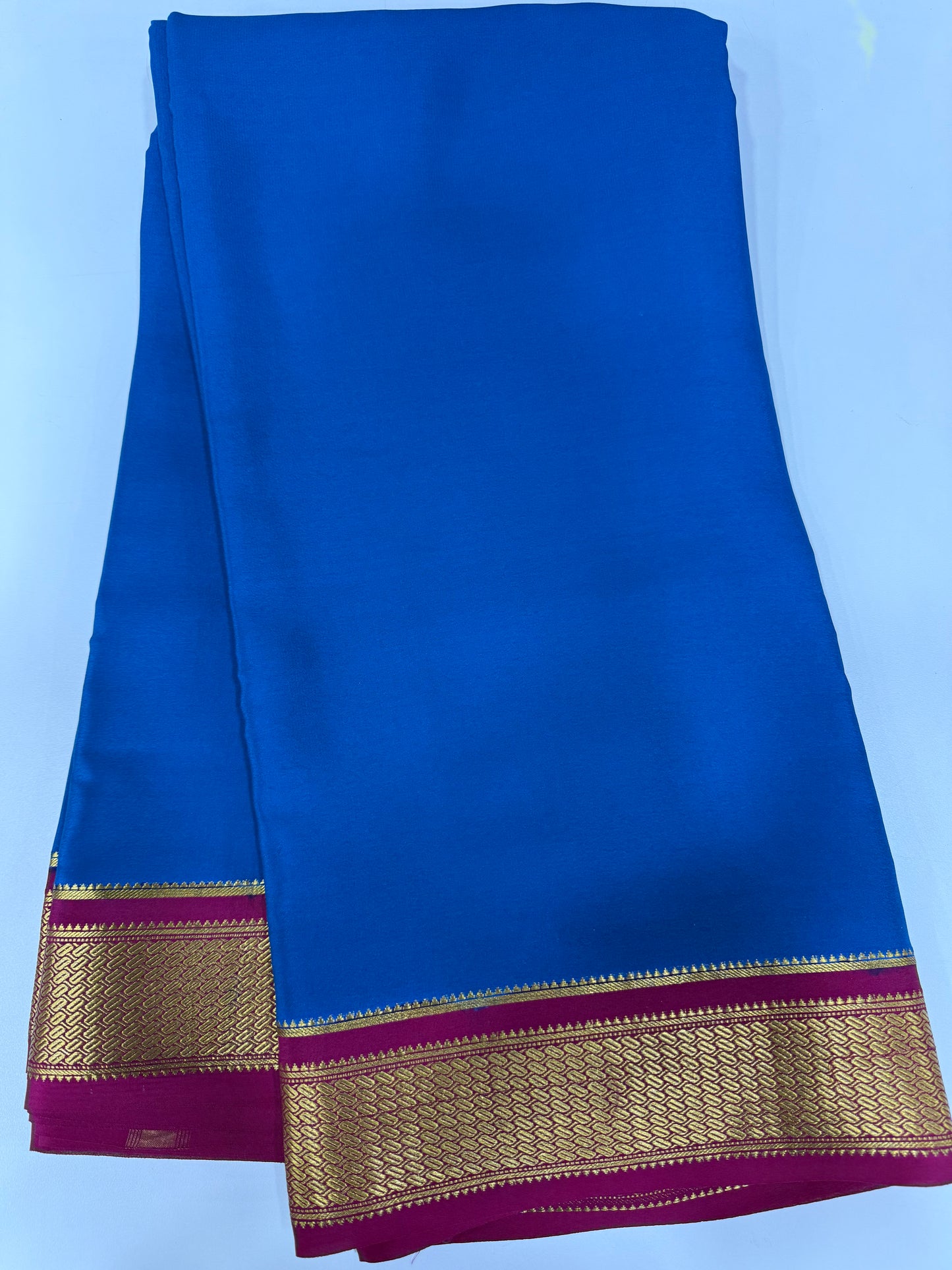 Contrast Mysore silk