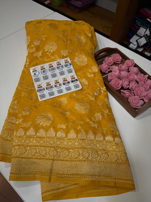 Khaddi Georgette sarees