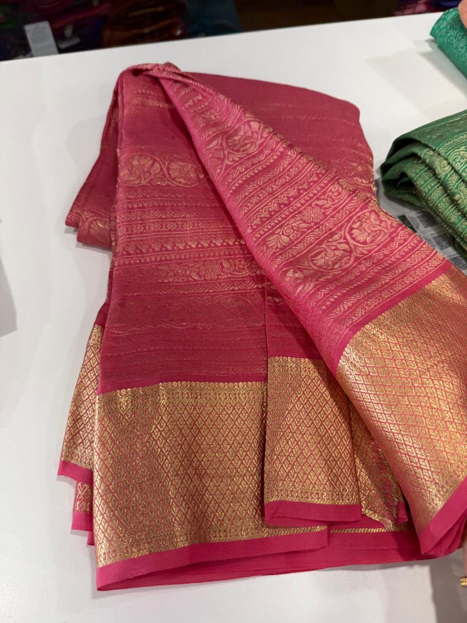 Brocade Mysore silk Saress