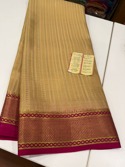 😍All over saree zari consumption with beautiful color combination 😍