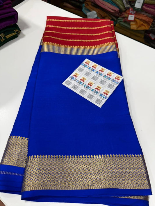 Mysore silk Saress with beautiful colors combination