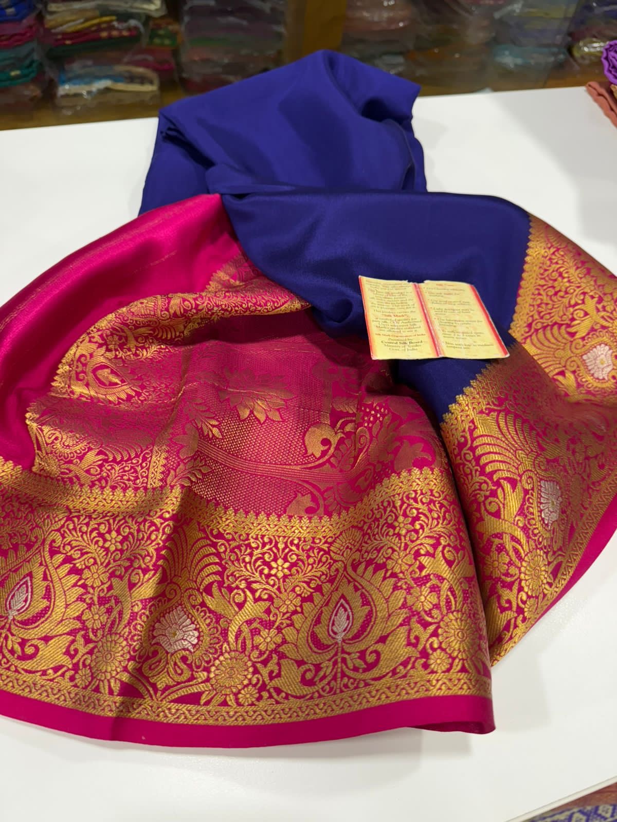 Exclusive pattern mysore silk sarees with elegant color