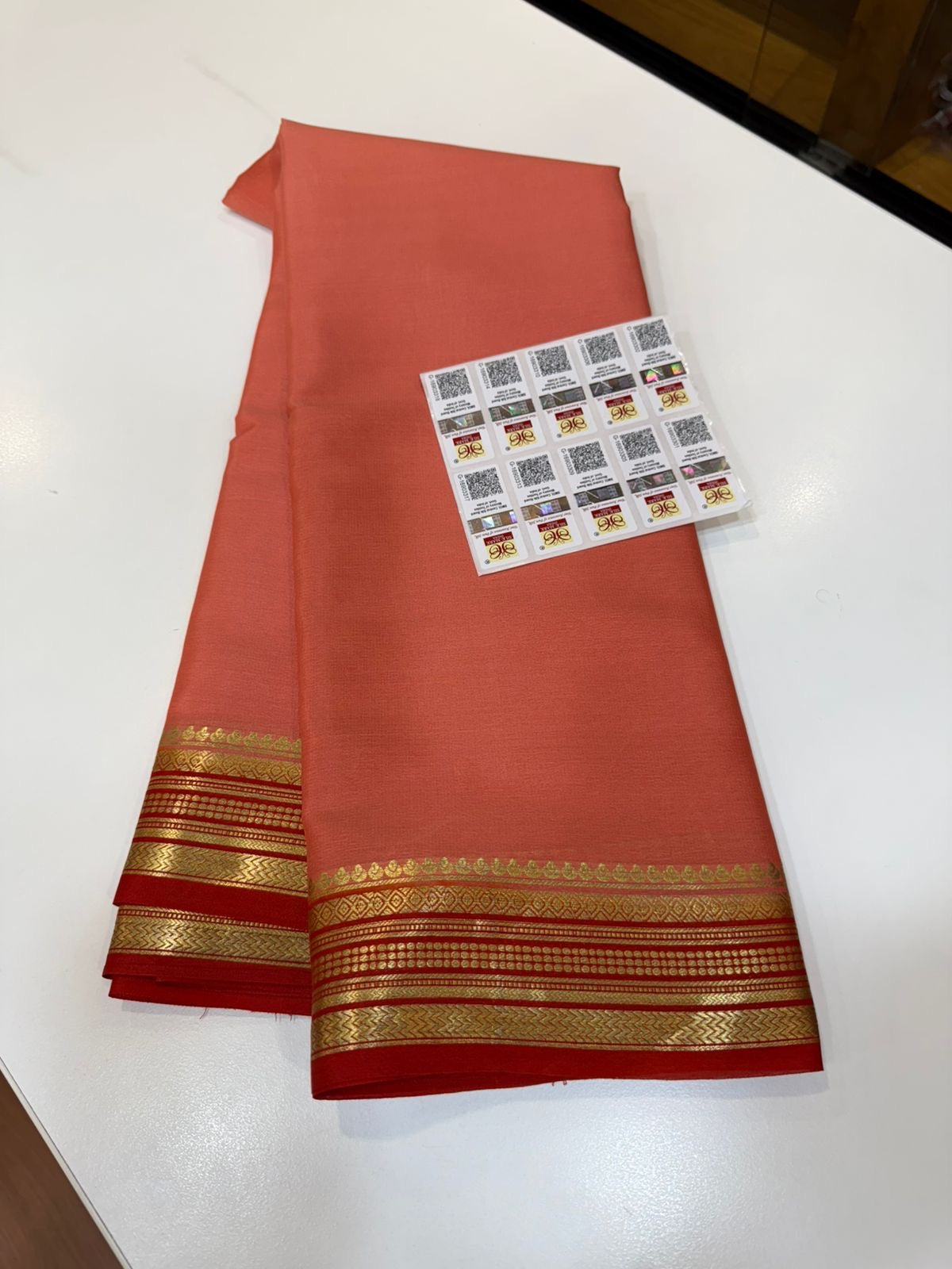 Mysore silk sarees light pattern
