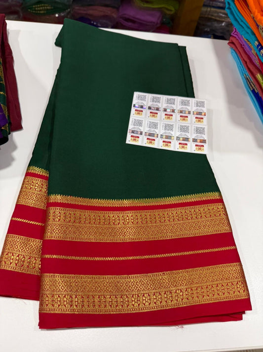 Bentex contrast Mysore silk sarees