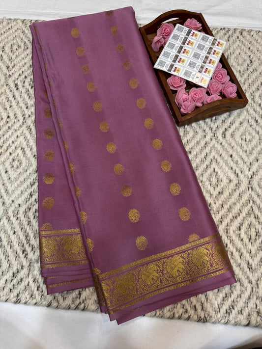 Mysore silk sarees butta pattern