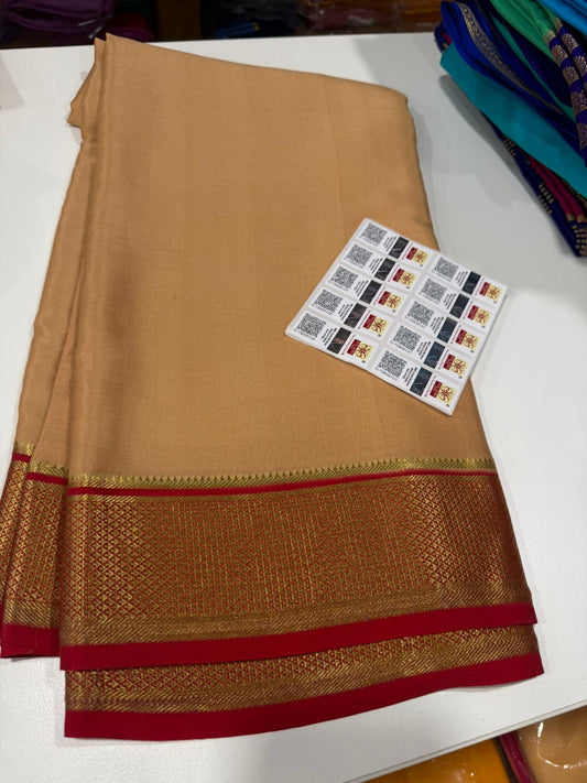 Contrast Mysore silk Saress