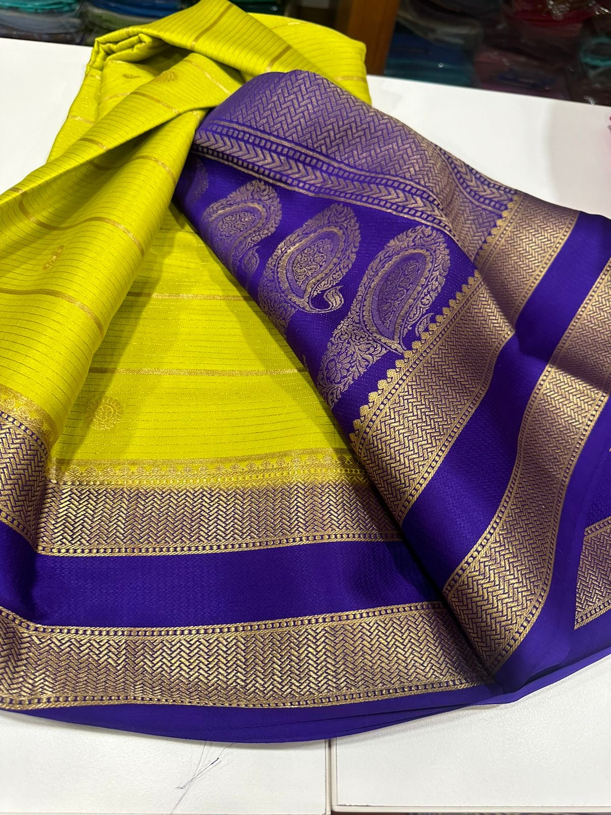 All over saree zari consumption