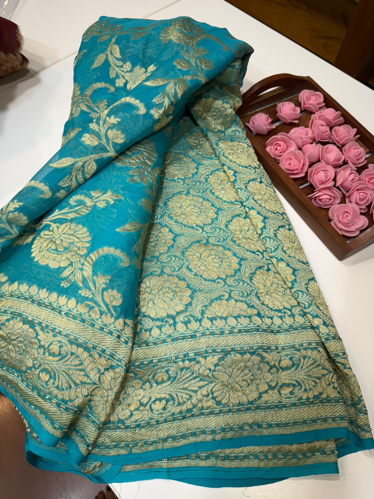 Khaddi Georgette sarees