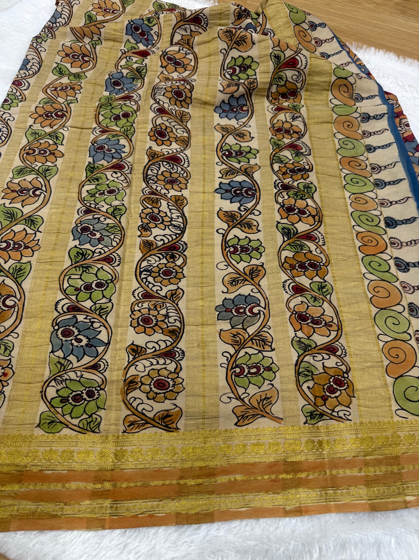 Kalamkari Mysore silk