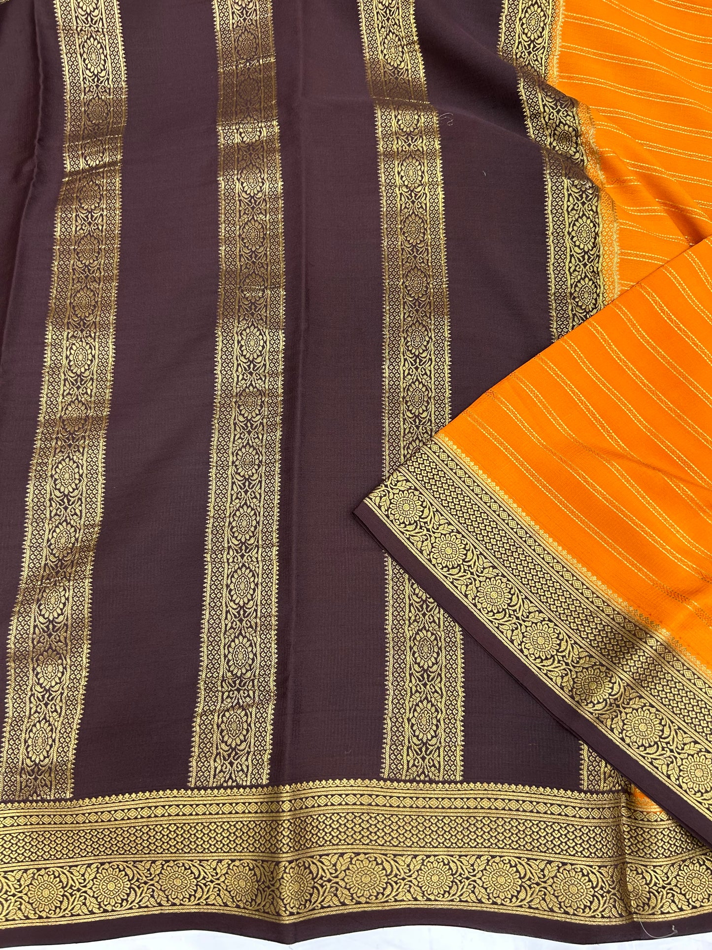 Contrast salary Mysore silk