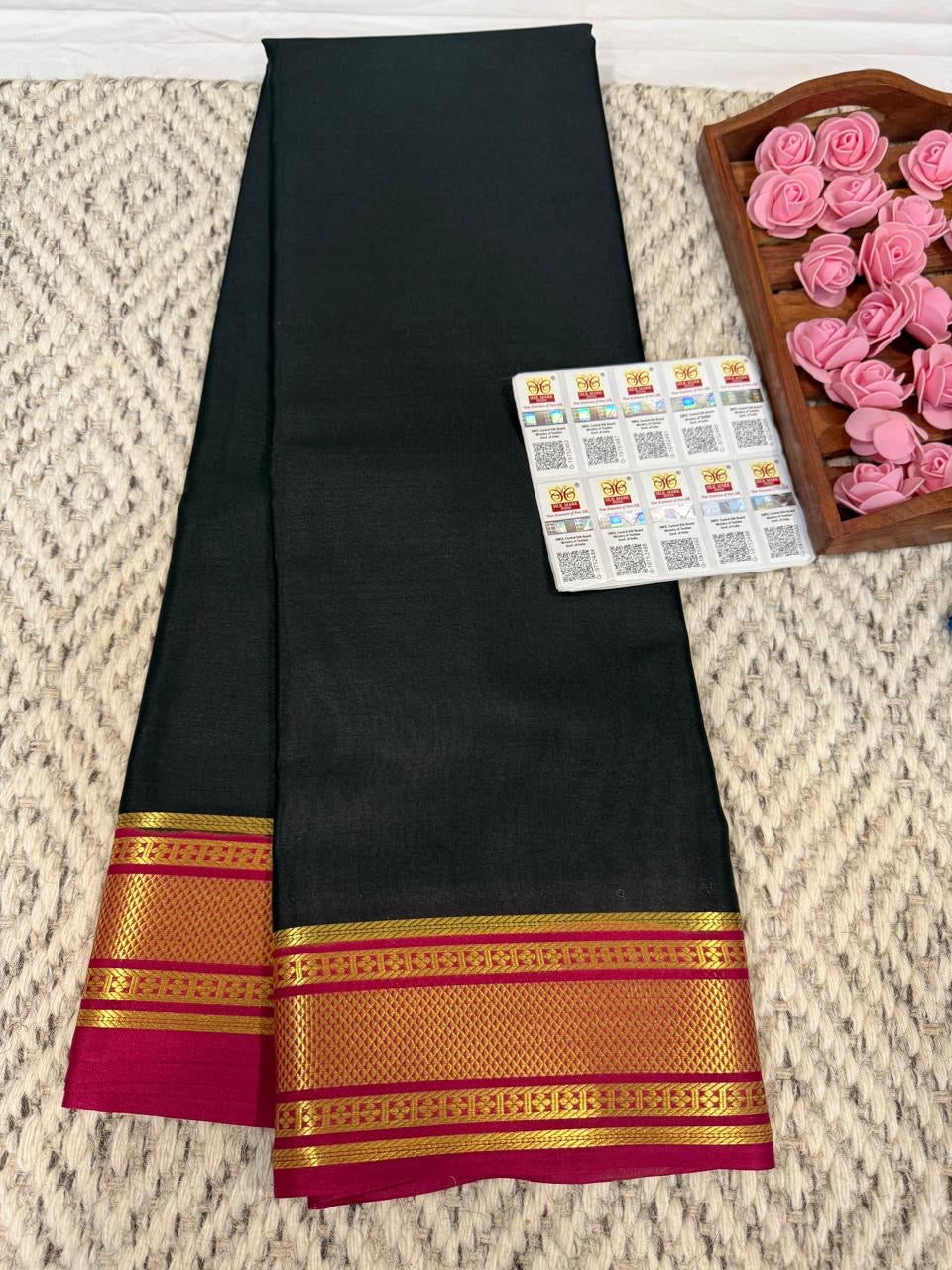 Mysore silk sarees light weight pattern