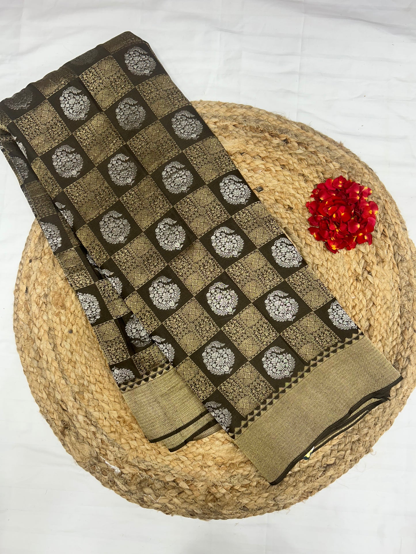 Banarasi brocade Mysore silk