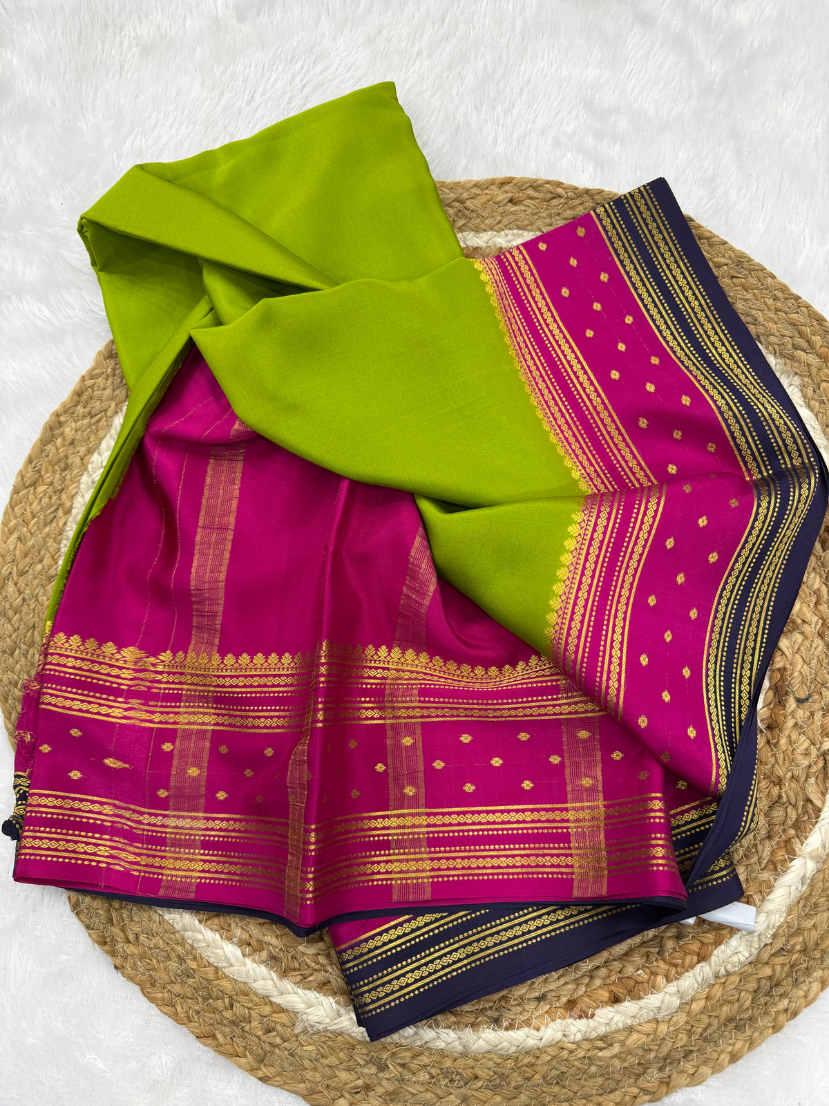 Mysore silk 3d pattern