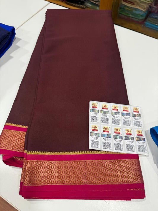 Mysore silk sarees with elegant color combinations