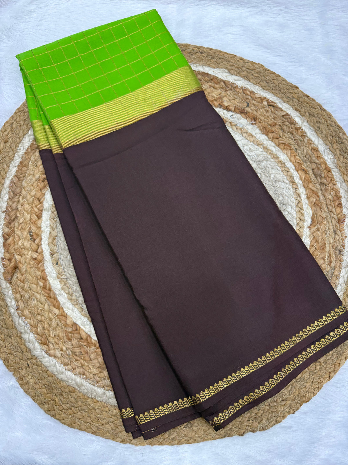 Mysore silk Center checks