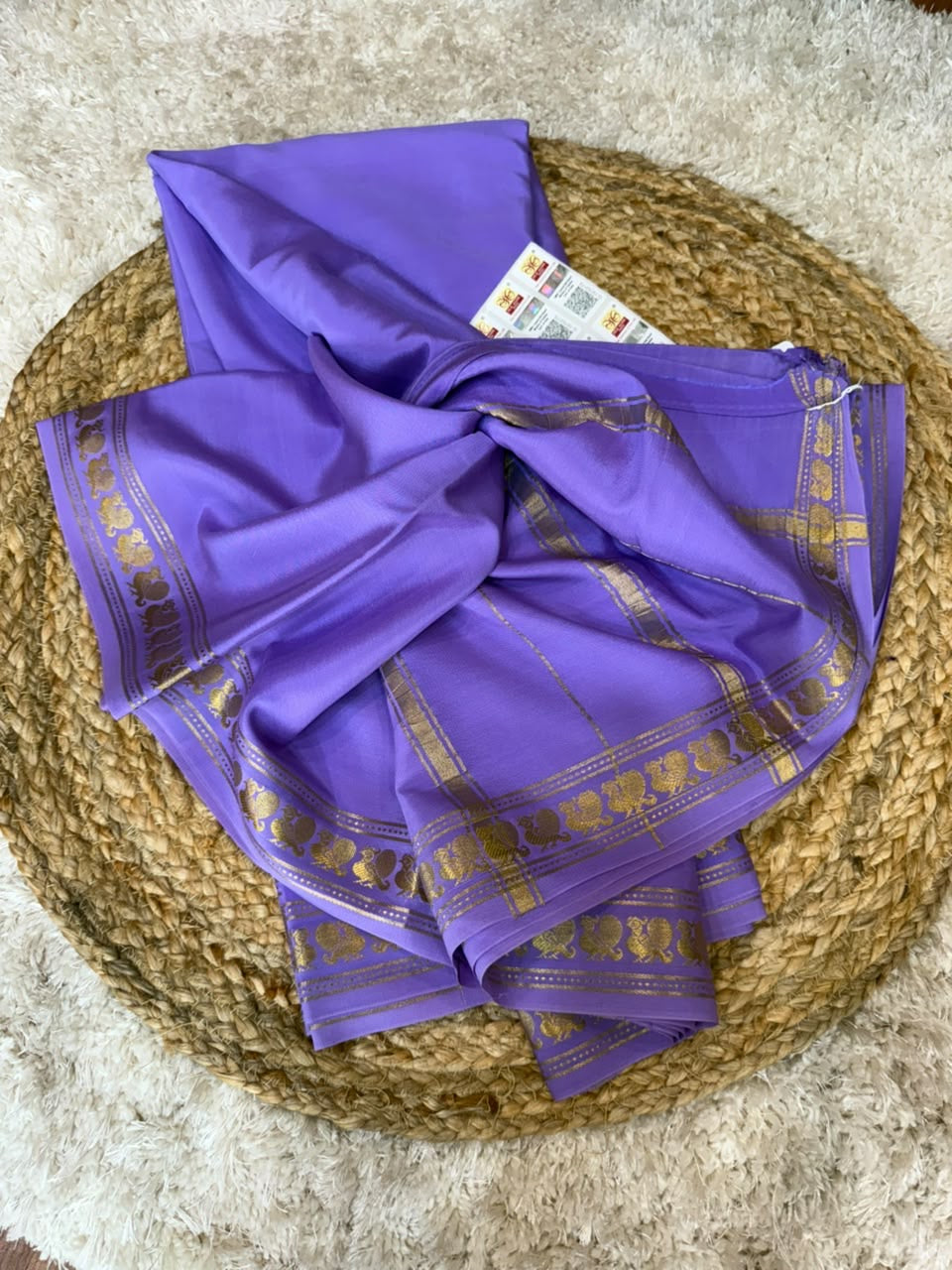 Mysore silk sarees premium zari pattern
