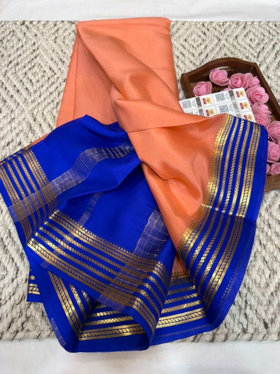 Mysore silk sarees light weight pattern