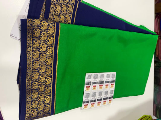 ❤️Traditional border in gold lace Zari Mysore silk sarees  ❤️