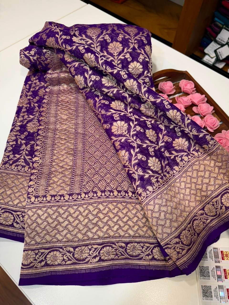 Khaddi Georgette sarees