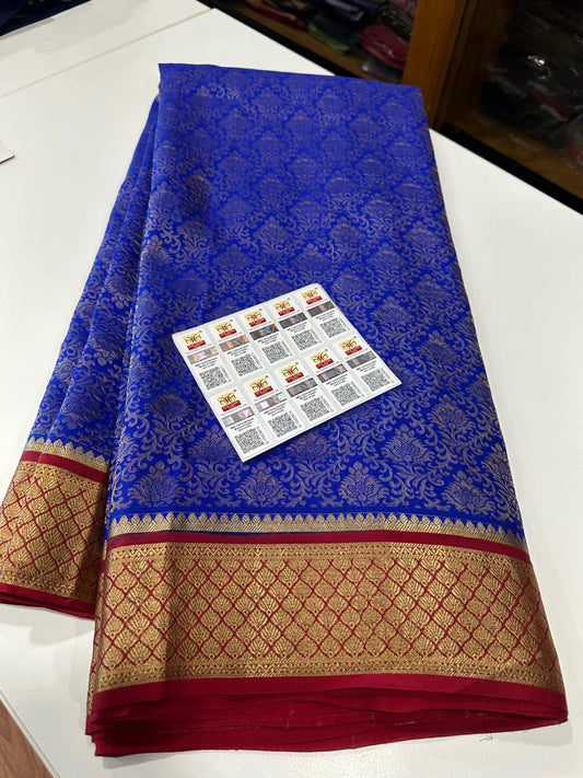 Brocade Mysore silk saree