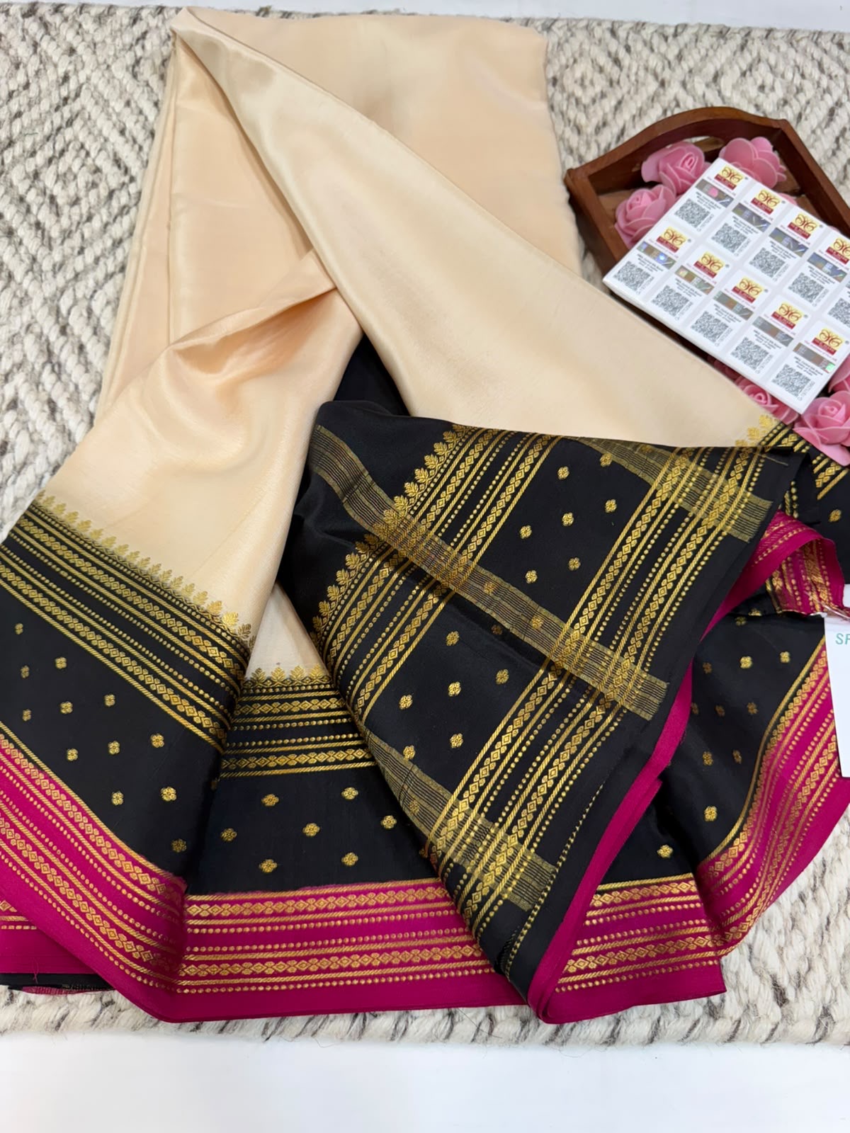 Mysore silk sarees 3D pattern