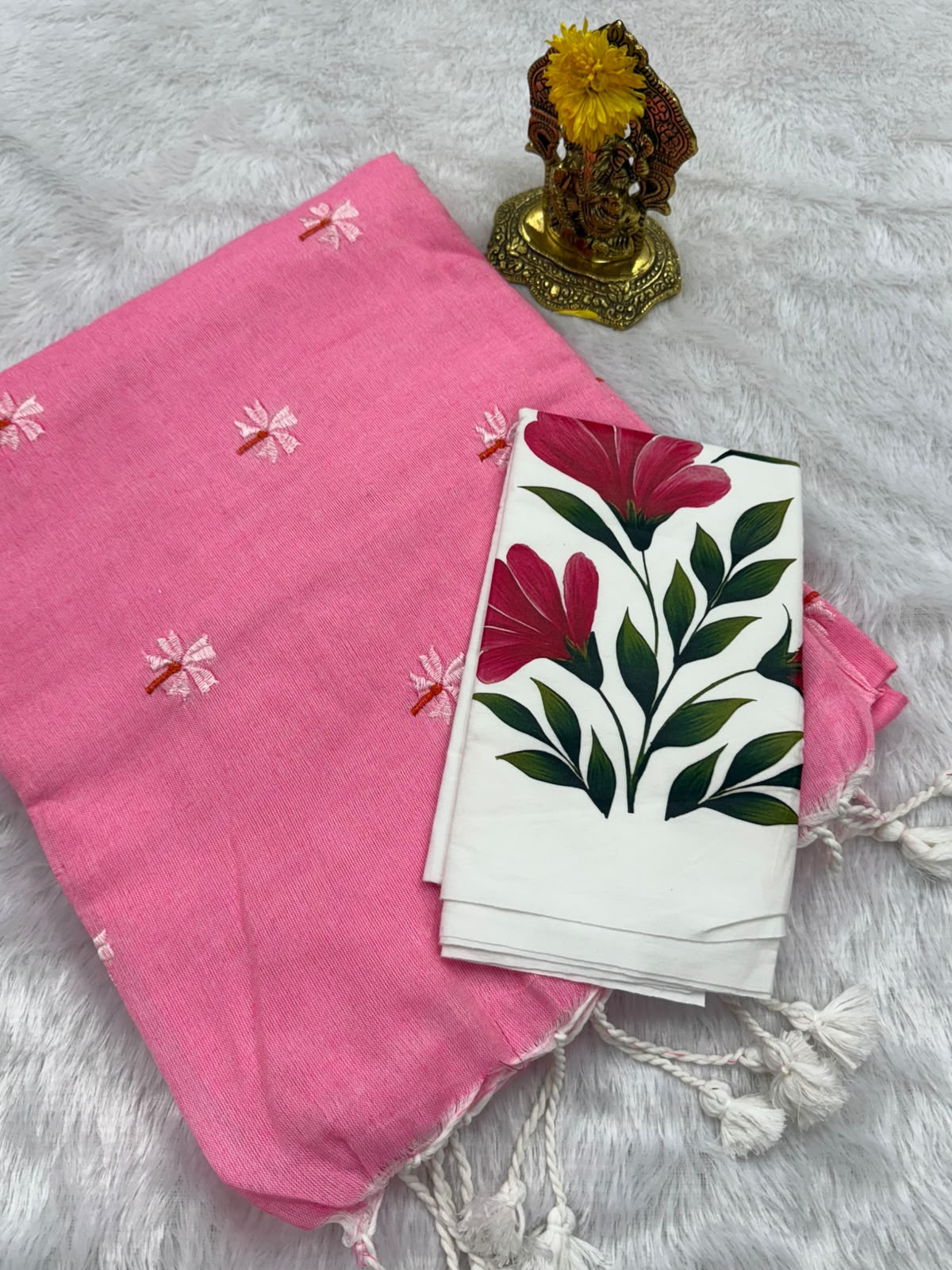 Cotton fancy sarees