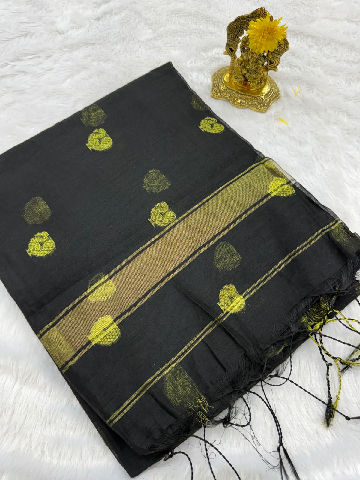 Peacock butta fancy saree
