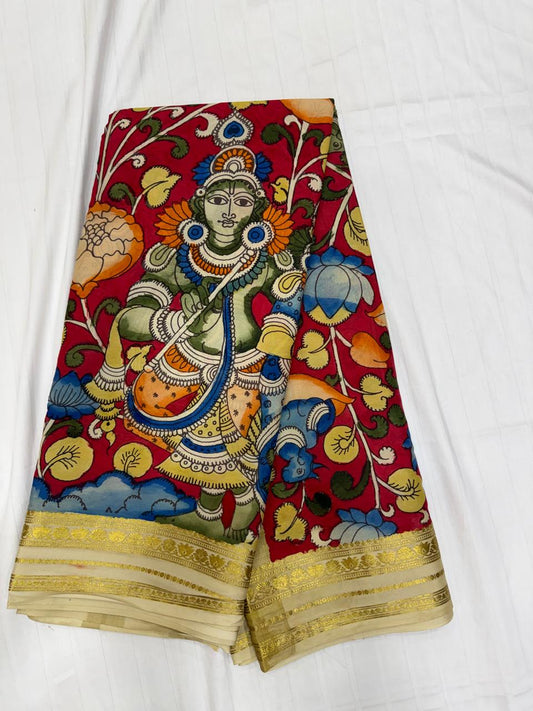 Kalamkari Mysore Silk