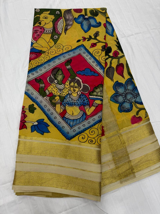 Kalamkari Mysore Silk