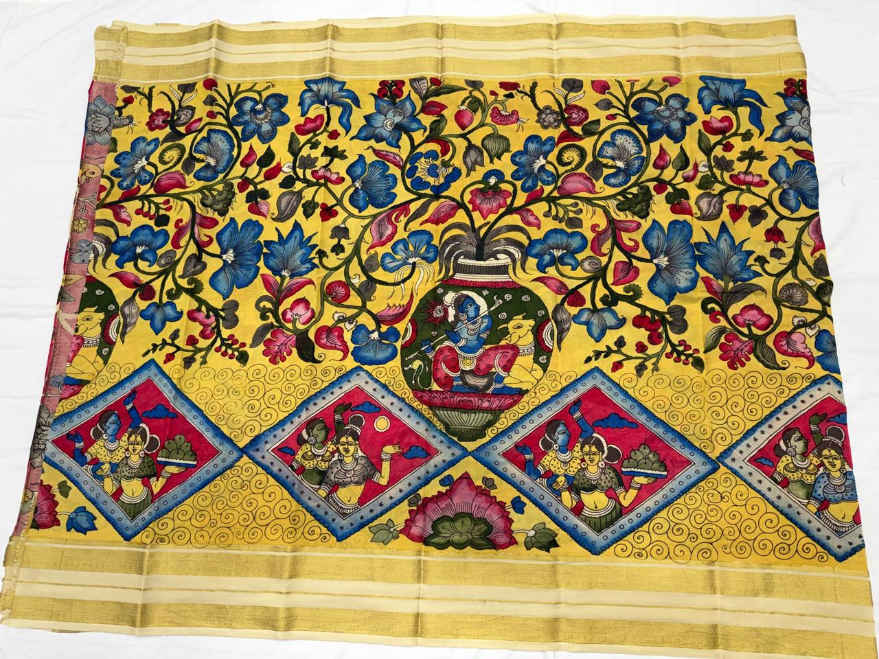 Kalamkari Mysore Silk