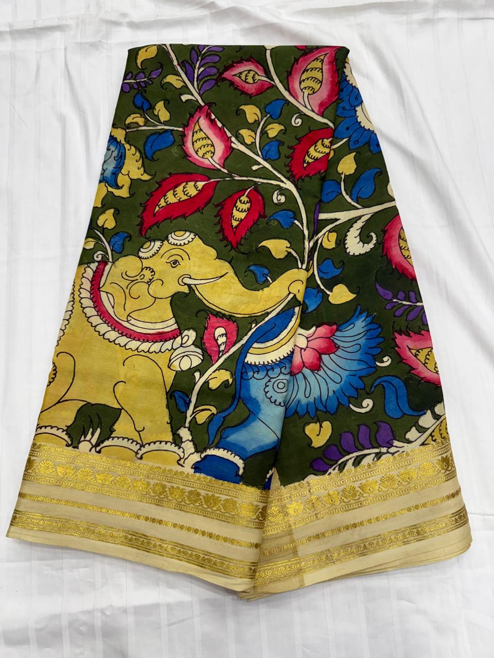 Kalamkari Mysore Silk