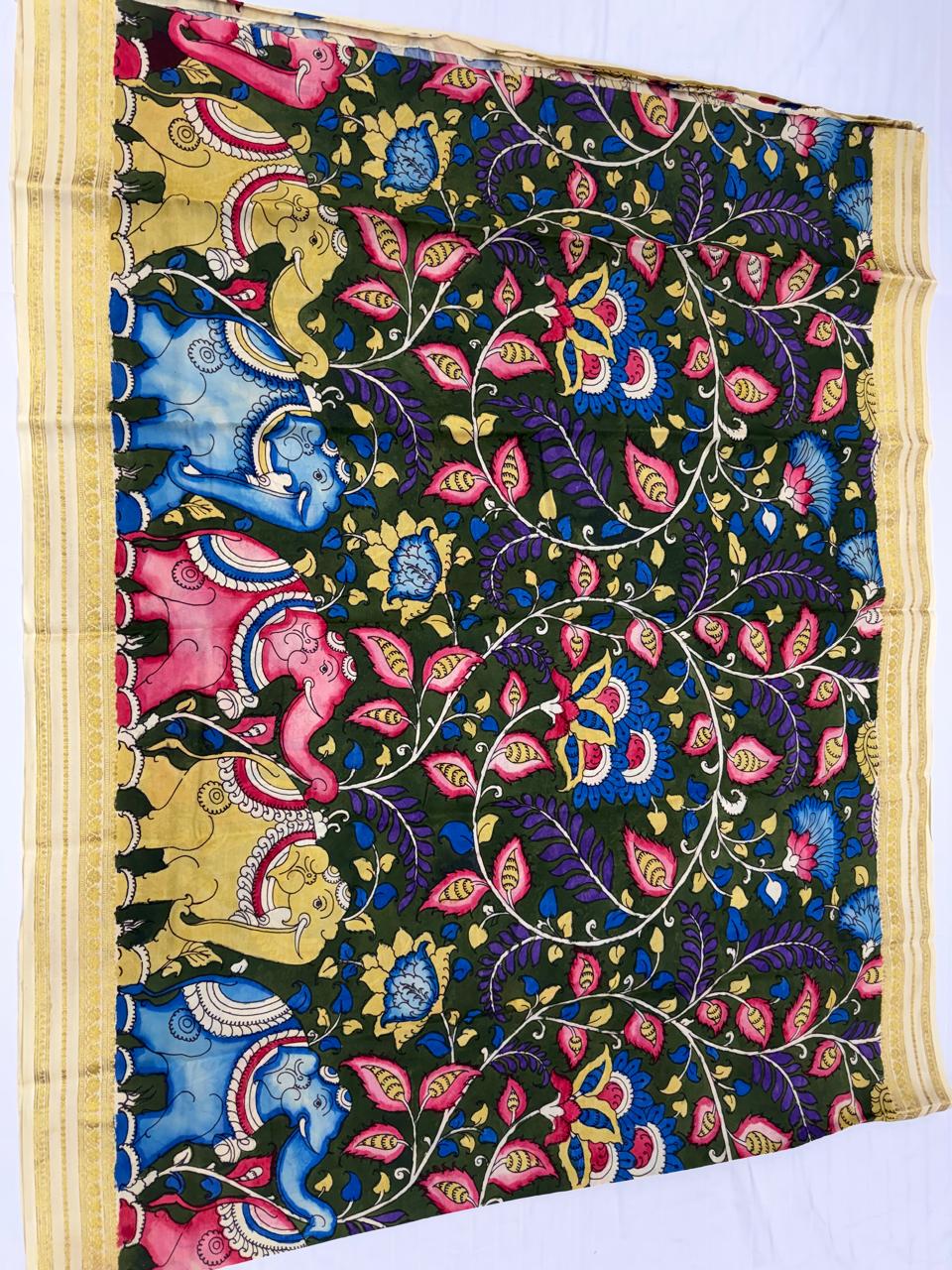 Kalamkari Mysore Silk